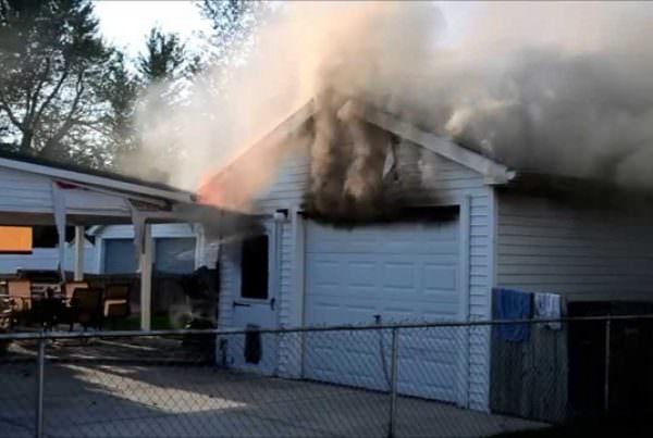 garage fire, garage fire damage, garage fire prevention