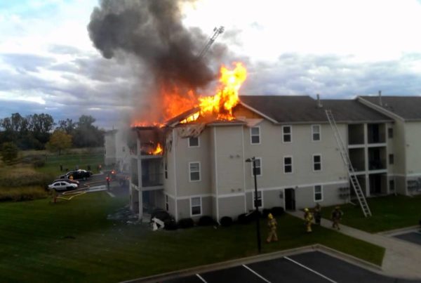 apartment fire