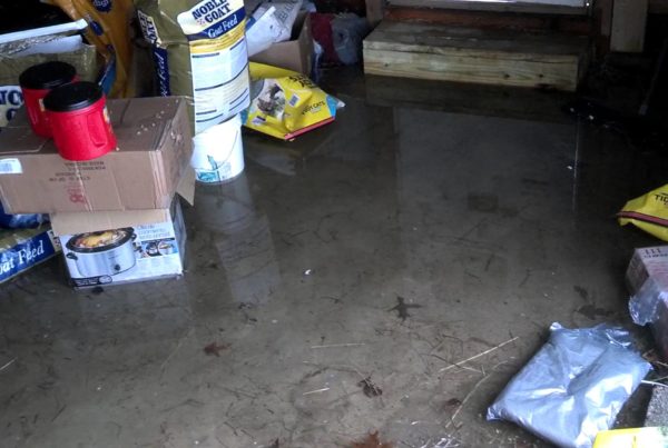 garage water damage